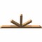 Ekena Millwork Saratoga Timber Gable Bracket, Western Red Cedar, 108"W x 45"H x 5 1/2"D x 5 1/2"F, 10/12 Pitch GBW108X45X0606SAR00SWR - alternate 5